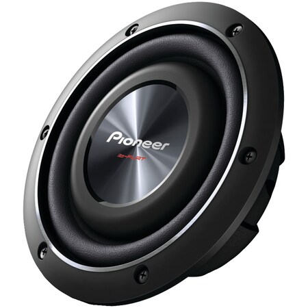 Pioneer Shallow-Mount 8" 600W Subwoofer with Dual 2Ω Voice Coils TS-SW2002D2